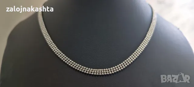 Сребърно Колие-8,75гр/925, снимка 2 - Колиета, медальони, синджири - 48098070