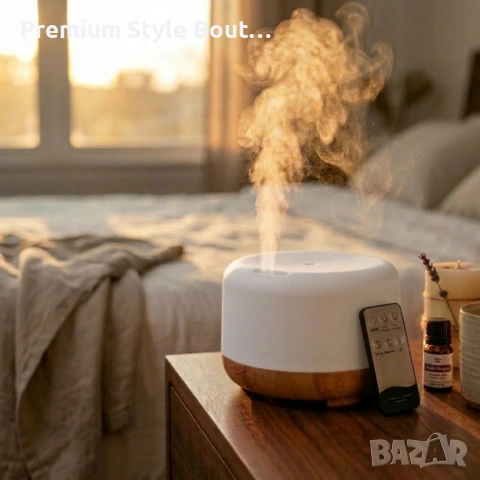 Арома дифузер - овлажнител за въздух с дистанционно управление, снимка 10 - Други стоки за дома - 53896013