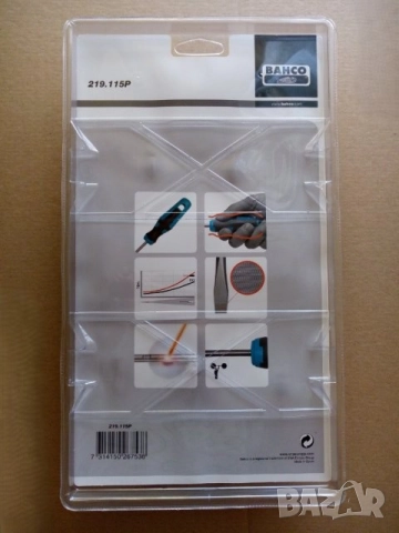 bahco 5 броя качествени плоски и кръстати отвертки комплект , снимка 4 - Отвертки - 52944183