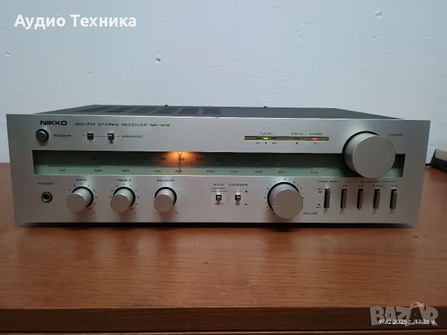 Японски стерео усилвател с уникален звук NIKKO NR-319. Изпращам видео. , снимка 2 - Ресийвъри, усилватели, смесителни пултове - 52855164