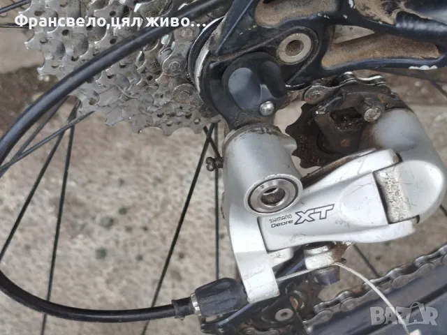 26 цола алуминиев велосипед колело хидравлични спирачки,27 скорости Shimano deore xt , снимка 7 - Велосипеди - 50233307