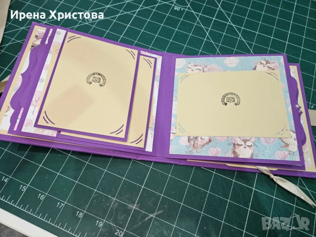 Ръчно изработено албумче за момиченце, снимка 6 - Декорация за дома - 54130297