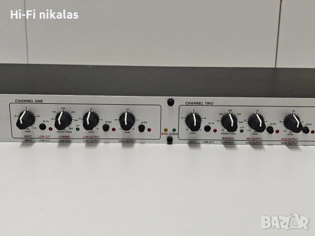 професионален стерео кросоувър DBX 223s, снимка 4 - Ресийвъри, усилватели, смесителни пултове - 54132424