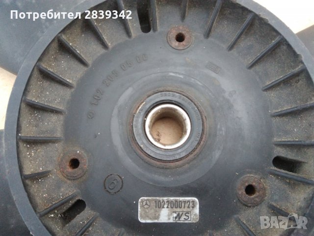 Перка за радиатор виско съединител за мерцедес 190  W 201, снимка 3 - Части - 31321214