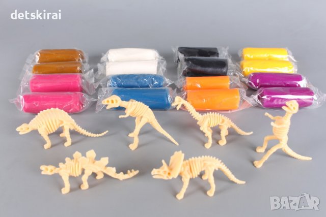 Моделин с Динозаври, снимка 2 - Пластелини, моделини и пясъци - 38080476