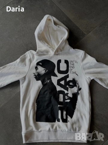 Бял суичър 2PAC x Bershka – Until The End Of Time