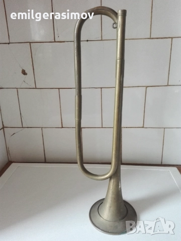 Медна сигнална тръба медна кана и месингов мангал . , снимка 6 - Други стоки за дома - 50822101