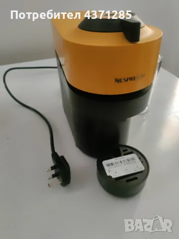 Nespresso vertuo pop жълта Нова, снимка 4 - Кафемашини - 48902228