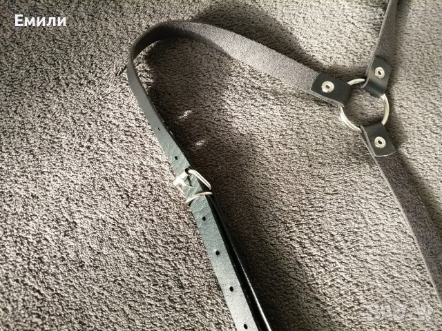 Кожен харнес нашийник колан за тяло, снимка 11 - Колани - 36840357