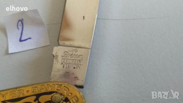 Стари немски джобни ножки, снимка 6 - Антикварни и старинни предмети - 39537015