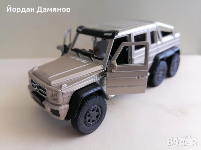 Мерцедес Г клас 6х6 мащаб 1:34, снимка 2 - Колекции - 50900267