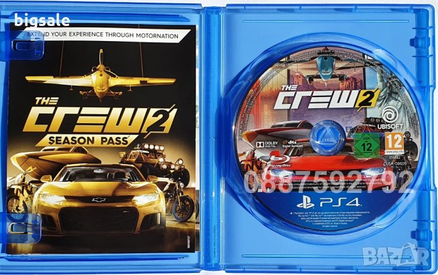 The Crew 2 PS4 Playstation 4 Плейстейшън 5 PS5 PS диск игра коли, снимка 3 - Игри за PlayStation - 34098656