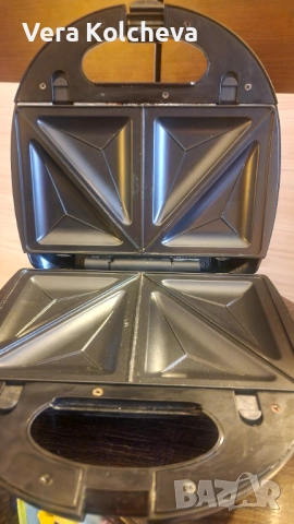 Silvercress 2в1 тостер и гофрети, 750W, снимка 3 - Тостери - 52186879