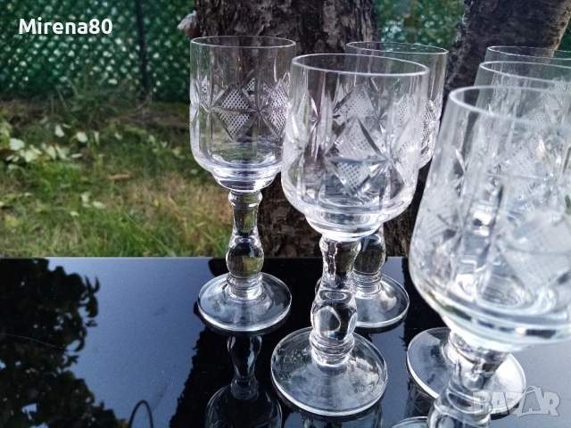 * Моника ромб * - кристален сервиз за ракия !, снимка 2 - Сервизи - 52180248