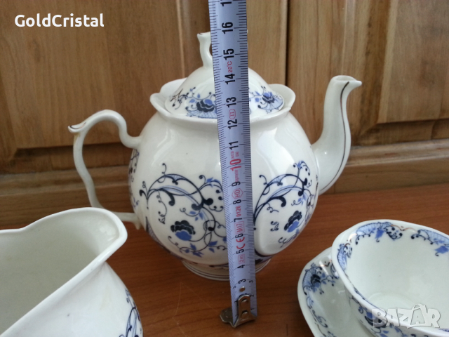 Стар   порцеланов сервиз за кафе фин порцелан, снимка 8 - Антикварни и старинни предмети - 36401872