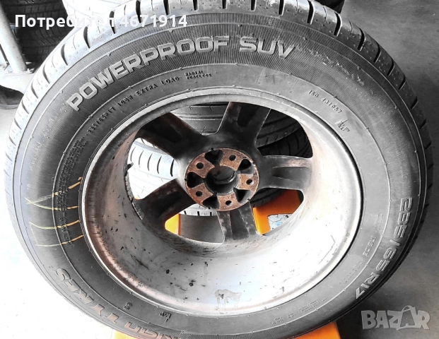 продавам 4 летни гуми 17' NOKIAN POWERPROOF SUV за джип, снимка 2 - Гуми и джанти - 52691683