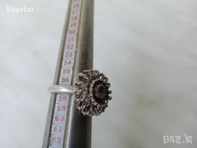 Възрожденски пръстени,лот,филигран,сачан,сребро,накит, снимка 3 - Антикварни и старинни предмети - 51007919