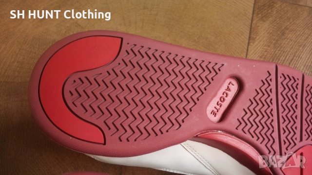 LACOSTE SNEAKERS COURT SLAM 319 SFA WHITE Размер EUR 40 / UK 6,5 естествена кожа 54-14-S, снимка 15 - Ежедневни обувки - 52640300