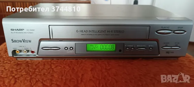 Продавам SHARP video casette recorder, снимка 2 - Плейъри, домашно кино, прожектори - 48129615