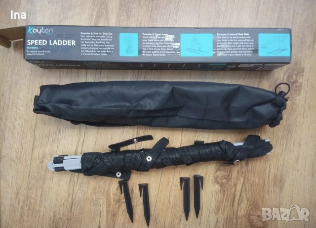 Фитнес стълба за бързина - speed ladder, снимка 5 - Фитнес уреди - 54069408