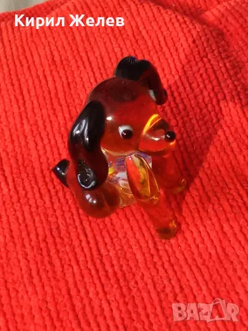 МИНИАТЮРНА КРИСТАЛНА СТАТУЕТКА ЦВЕТНО ДУХАНО СТЪКЛО РЪЧНА МАЙСТОРСКА ИЗРАБОТКА КУЧЕНЦЕ 73891, снимка 12 - Колекции - 36290828