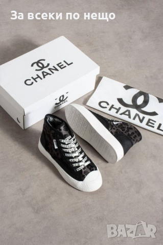 Chanel Дамски Маратонки👟Дамски Спортни Обувки Шанел👟Кецове Код E1125, снимка 2 - Маратонки - 52658270