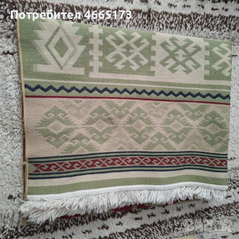 Килим с ресни / двулицев , снимка 3 - Килими - 54110890