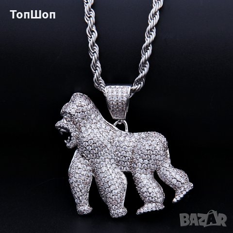 Vanilla Gorilla Hip Hop / Хип - Хоп колие, снимка 4 - Колиета, медальони, синджири - 32077506