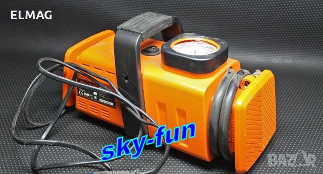 ЕЛ. АВТО КОМПРЕСОР за 12V и 220V, снимка 2 - Аксесоари и консумативи - 30288401
