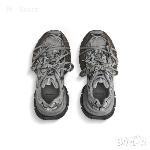 Balenciaga 3XL 'Worn-out in Grey', снимка 6 - Маратонки - 54192252