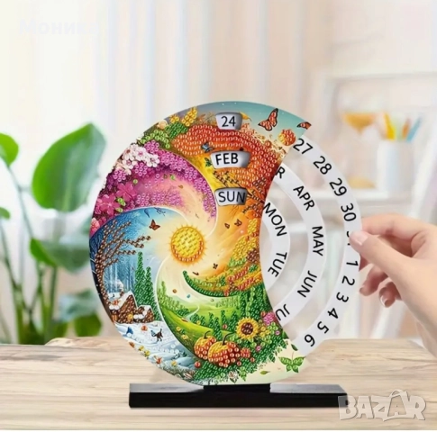 Вечен календар диамантен гоблен