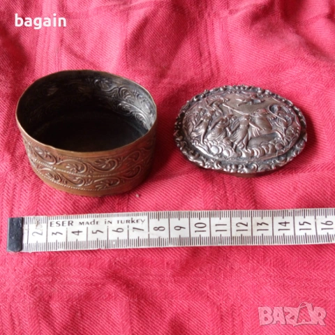 Кутия за енфие, сачан., снимка 5 - Антикварни и старинни предмети - 54162820