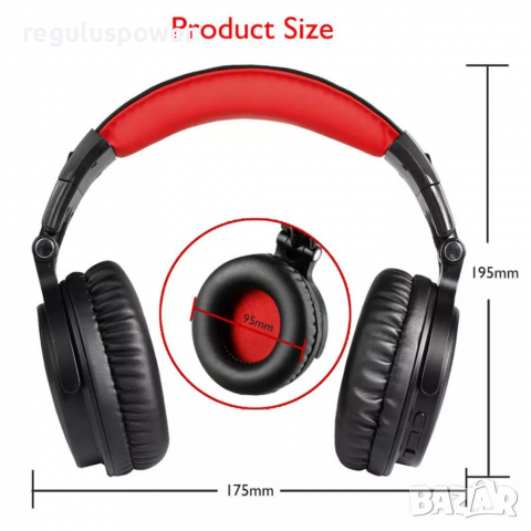 Безжични слушалки OneOdio Studio Pro-M, Bluetooth 5.2, Mic. до 110 h. Playing , снимка 4 - Bluetooth слушалки - 36550161