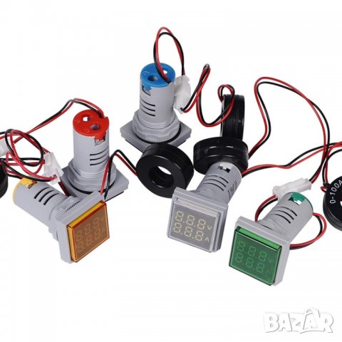 Амперметър / волтметър - 100А/500V за променлив ток, снимка 4 - Друга електроника - 32042923