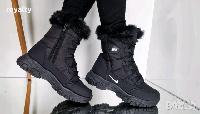 Nike Спортни Черни Дамски Апрески С Вата (36-41), снимка 3 - Дамски апрески - 52429133