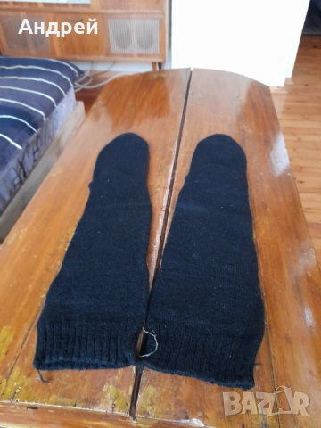 Стари вълнени чорапи #3, снимка 2 - Антикварни и старинни предмети - 53009576