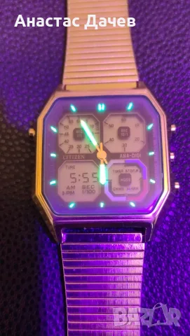 CITIZEN - ROBOT FACE -VINTAGE- DIGI ANA -JAPAN