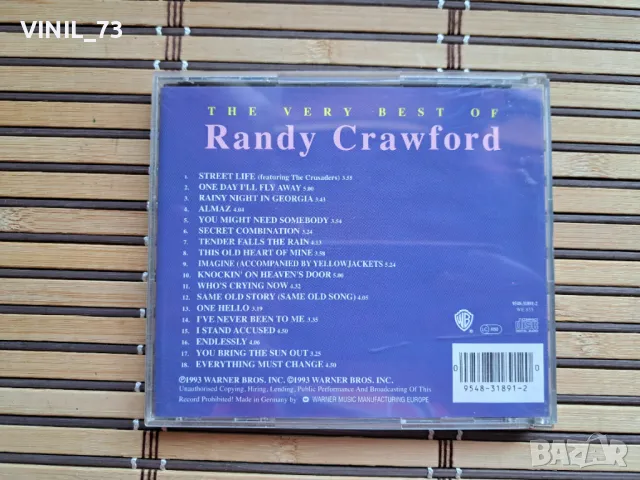 The Very Best Of Randy Crawford, снимка 3 - CD дискове - 50046898