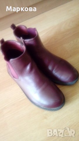Боти за момиче в бордо