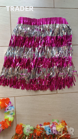 парти хавайска пола карибски стил гердан кабаре шал, снимка 9 - За котки - 24210711