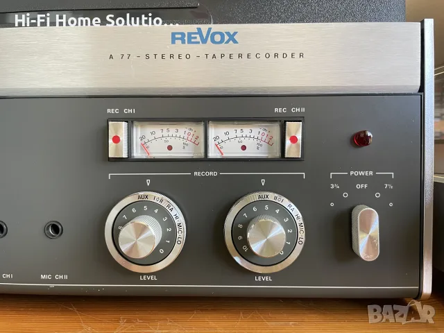 REVOX A 77 - STEREO - TAPERECORDER, снимка 8 - Декове - 56116539