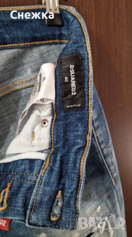 Мъжки дънки светли Dsquared2, снимка 5 - Дънки - 42056342