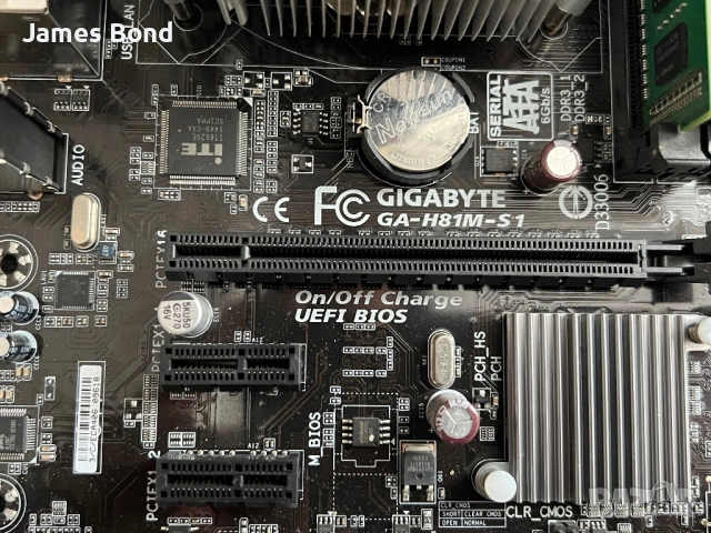 Дъно H81 + i3 4160, снимка 2 - Дънни платки - 54181489