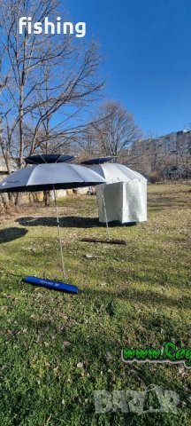 Промо Чадър със странична тента диаметър 2.40м Uv защита 60 + Клапа, снимка 9 - Екипировка - 39878162