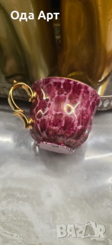  Винтидж, сет за чай или кафе, 1956 г Bavaria Bareuther , снимка 10 - Чаши - 49625346