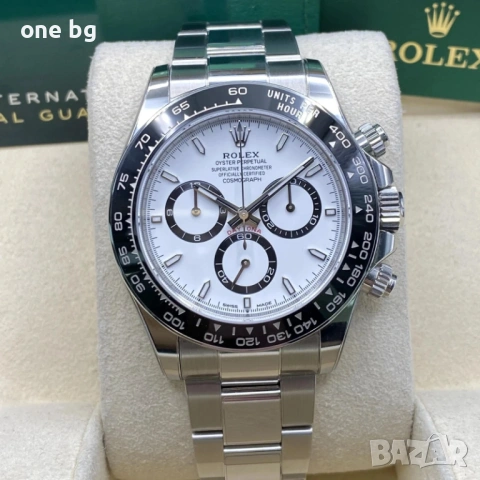 Rolex Daytona silver white Panda 