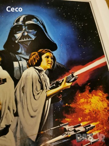 Много красив Ретро Постер принт на филма на George Lucas Star Wars с Harrison Ford, Carrie Fisher, снимка 6 - Екшън - 39180218