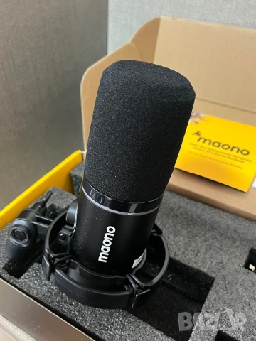 Микрофон Maono PD200X с програмируеми RGB светлини, За игри, подкаст, стрийминг, XLR/USB, снимка 7 - Микрофони - 53962982