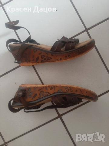 Дамски сандали естествена кожа номер 39, снимка 3 - Сандали - 51921878