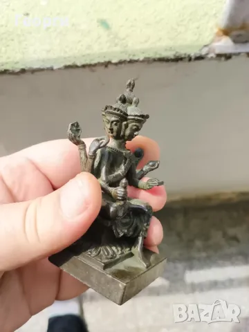 Бронзова статуетка-456, снимка 4 - Антикварни и старинни предмети - 50372928